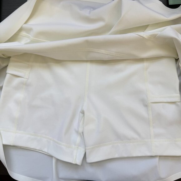 Sweaty Betty Grand Slam Tennis Skort Womens XXS White Active Workout Travel NWOT - Picture 11 of 14